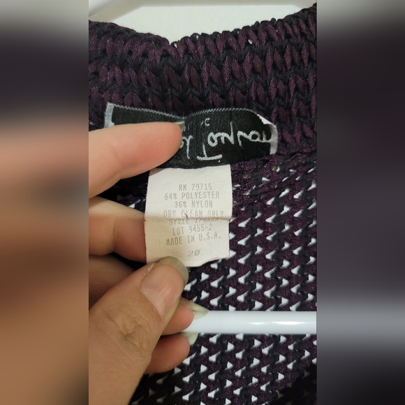 Michael Taylor Button Up Short Sleeve Shirt Purple Size 20. - Picture 8 of 12